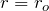 r = r\x_o